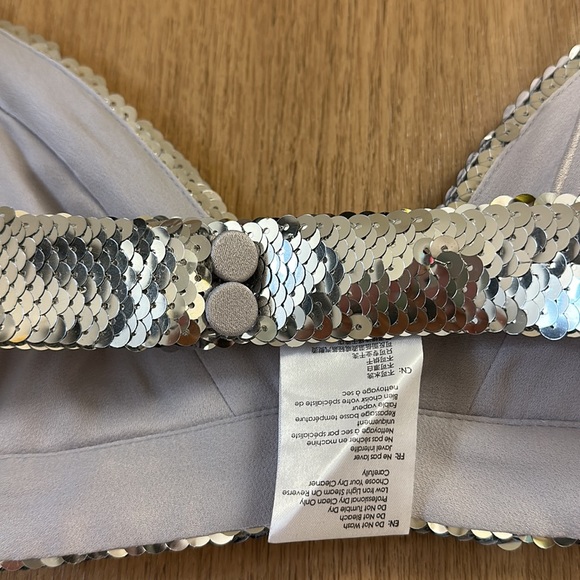 Sequin-embellished bra top - Picture 6 of 6